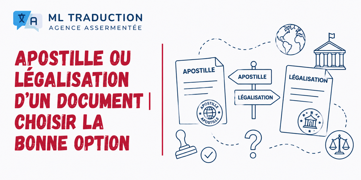Apostille ou légalisation d’un document