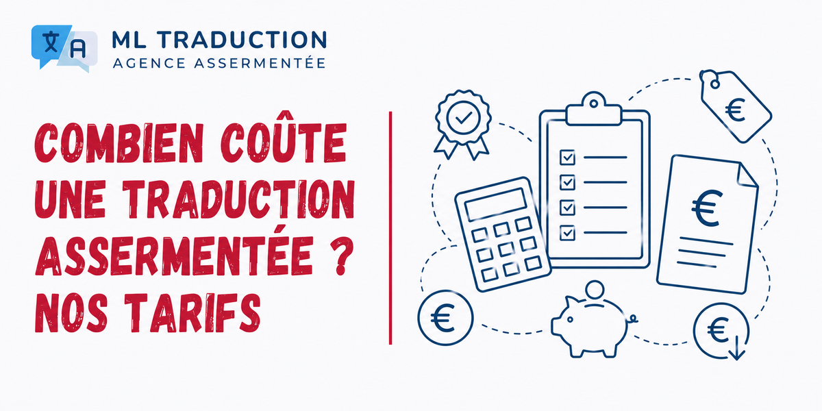 coût d'une traduction assermentée