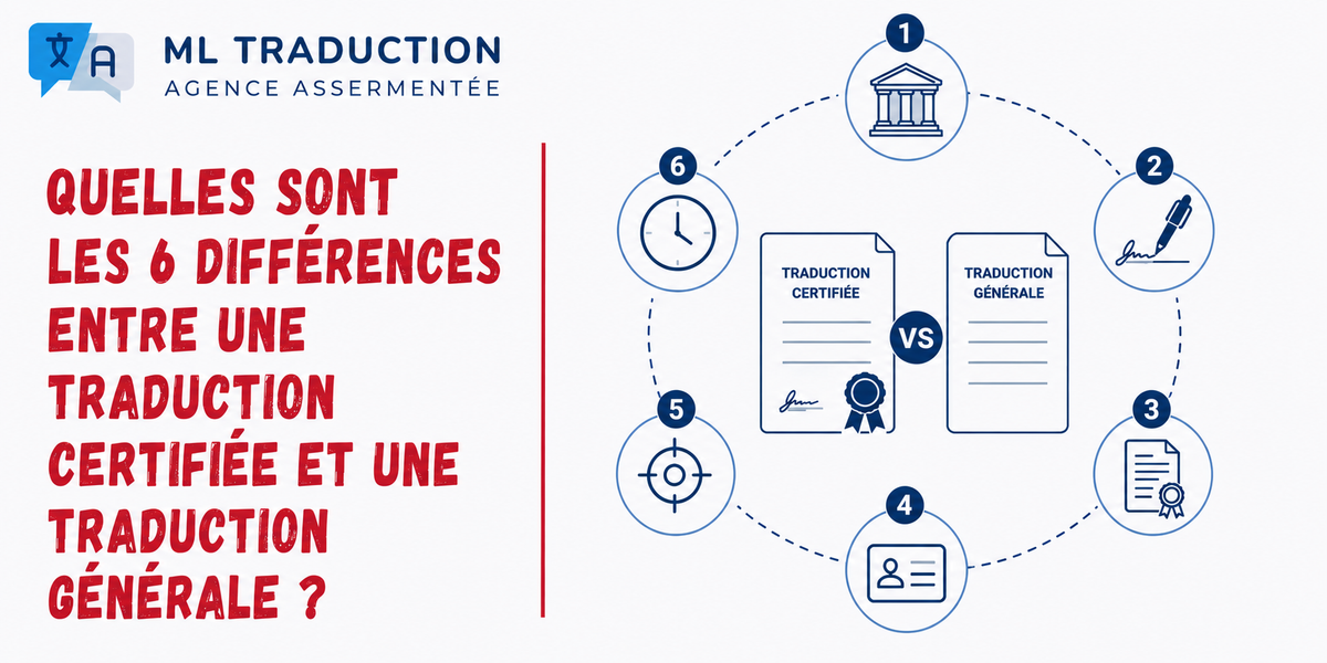 une traduction certifiée et une traduction générale