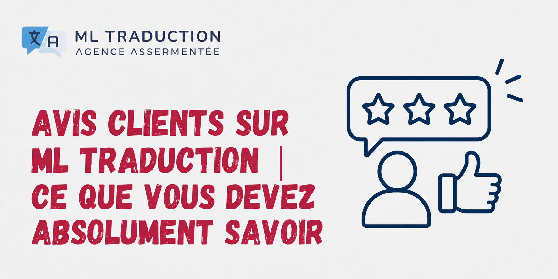 Avis clients sur ML Traduction