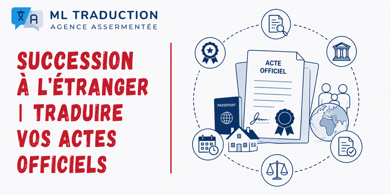 Succession à l'étranger | Traduire vos actes officiels