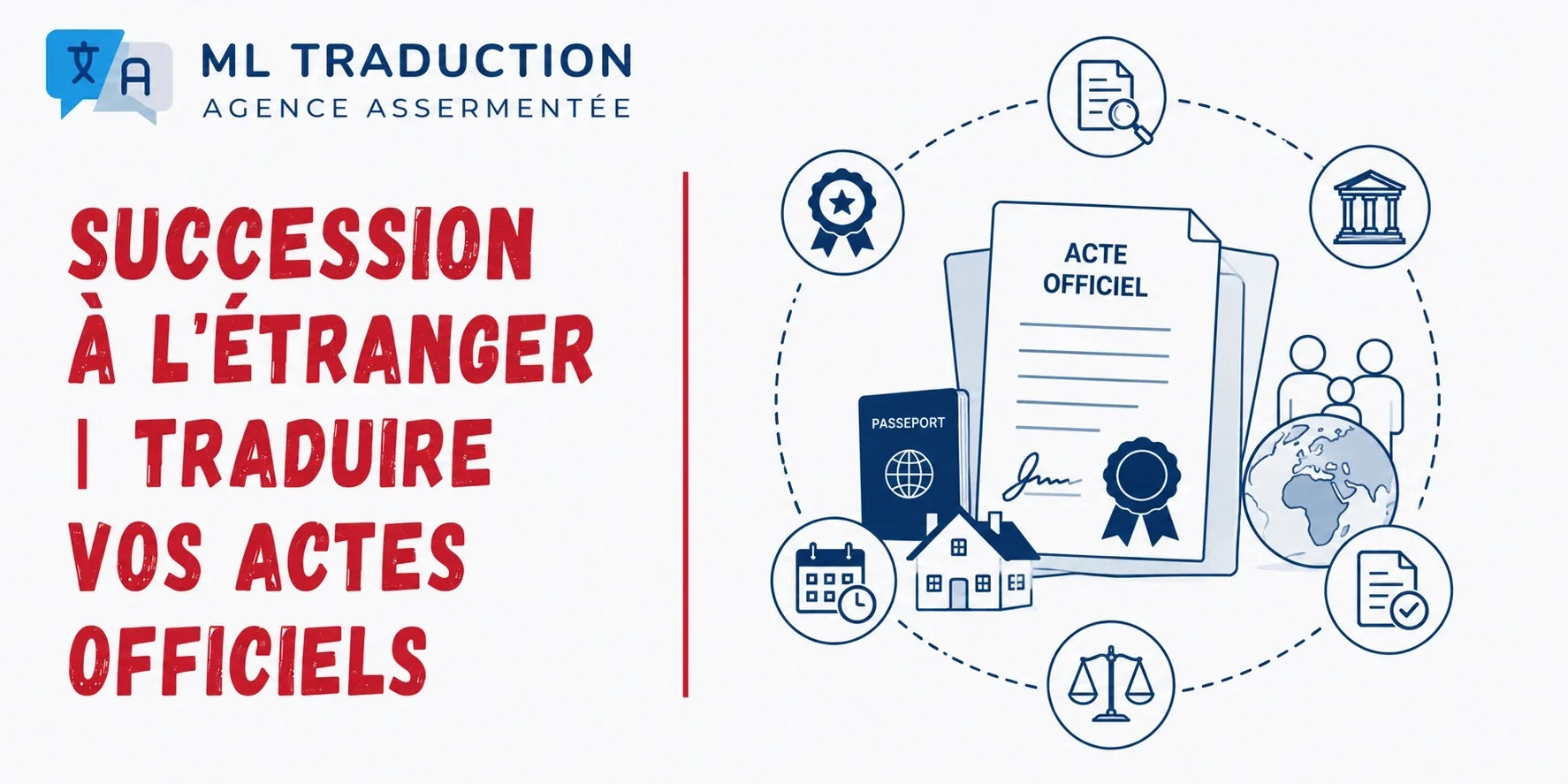 Succession à l'étranger | Traduire vos actes officiels